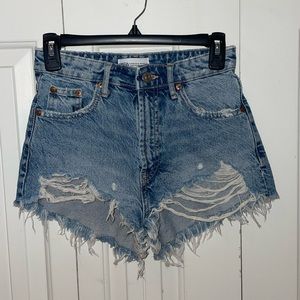 Zara denim shorts